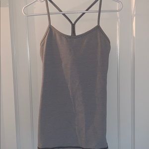 power Y striped lulu tank